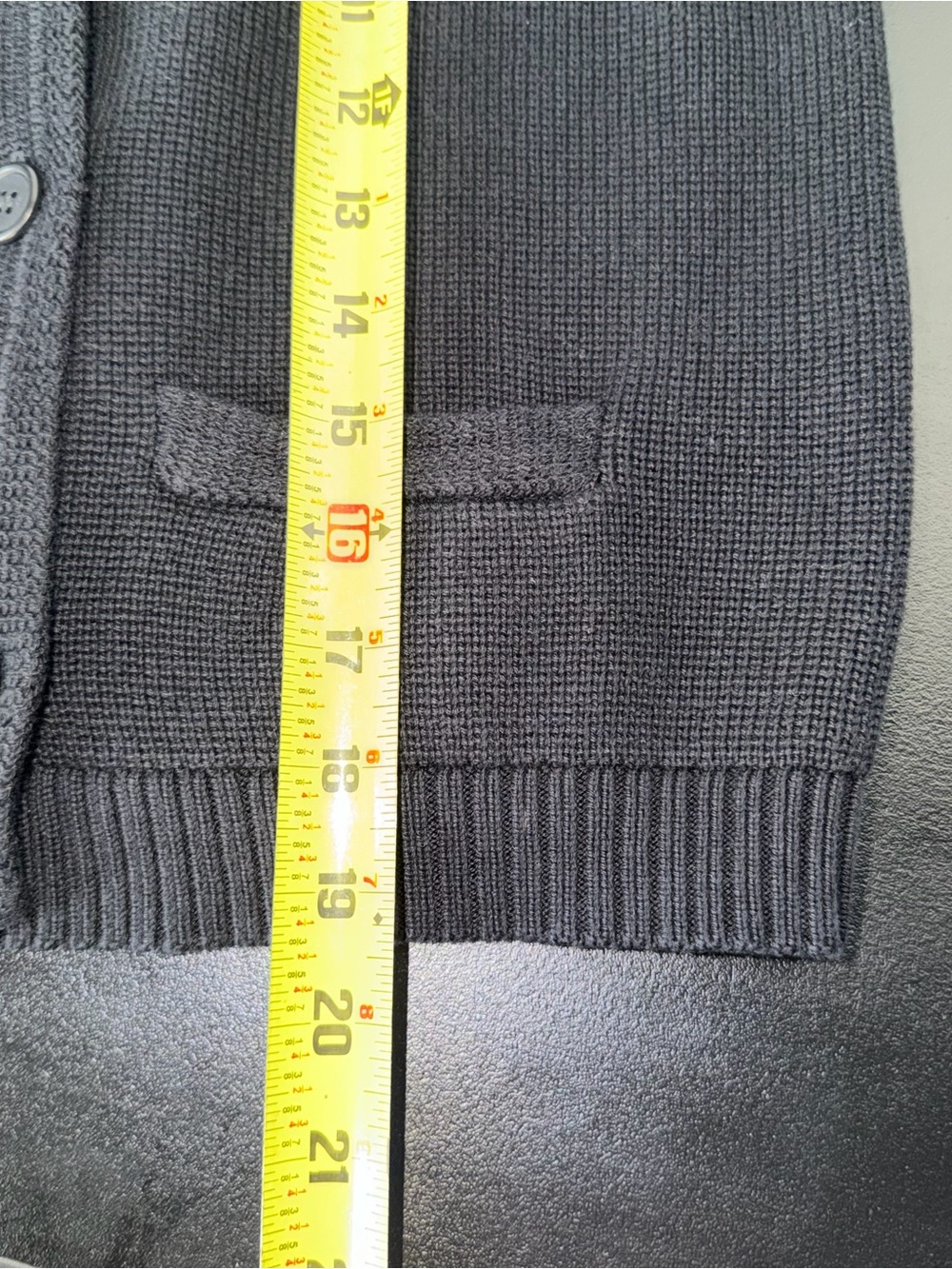 NWT J Crew Size Large Marielle Cropped Cardigan Black Sweater Cotton - Picture 7 of 7